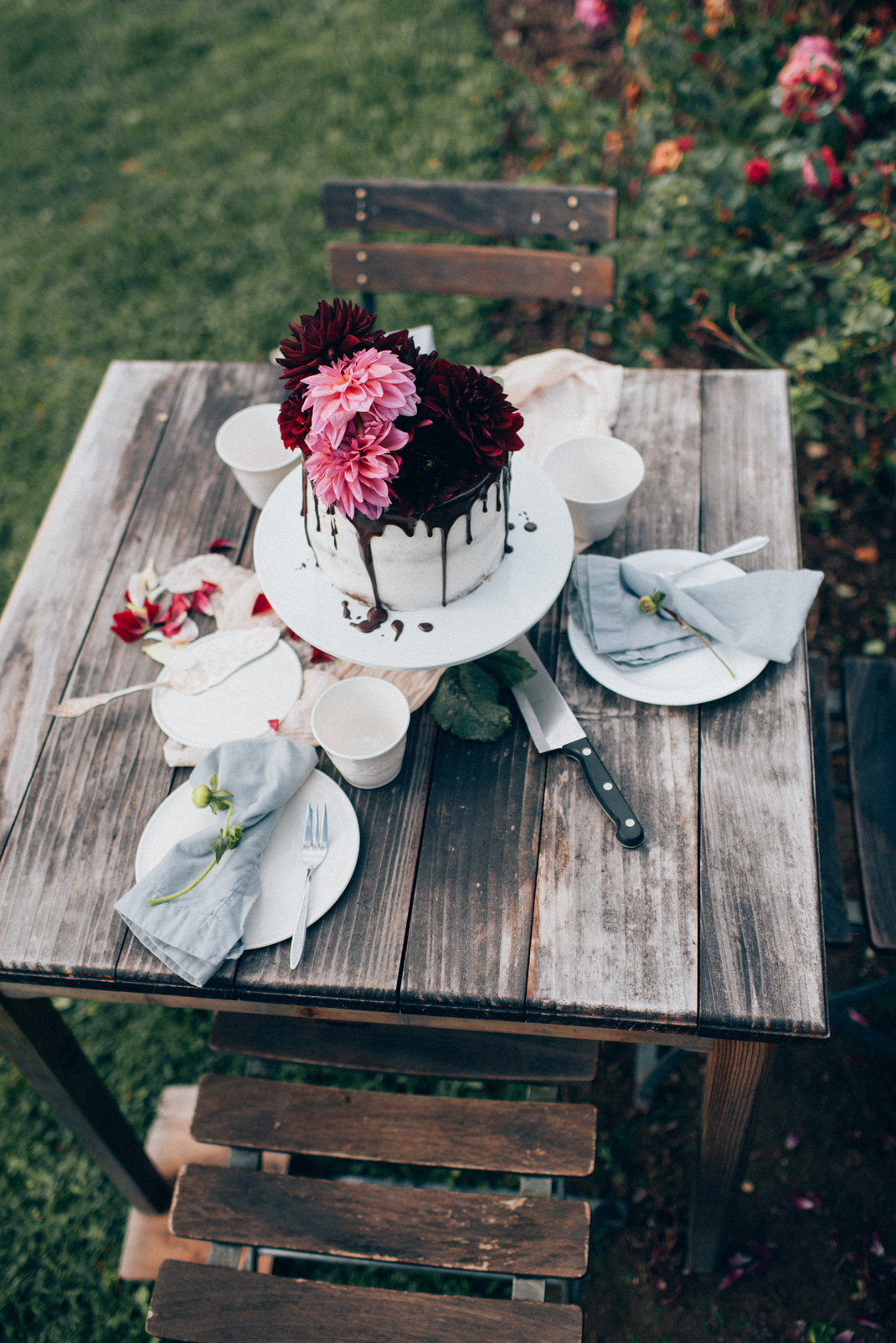 Silvia Fischer. Echte Kuchenliebe. Torte im Blumengarten