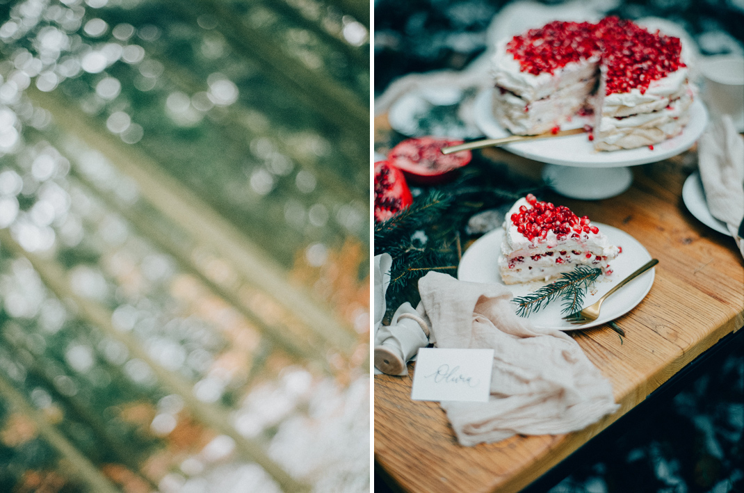 Silvia Fischer. Echte Kuchenliebe. Granatapfel Pavlova Rezept Baiser Torte