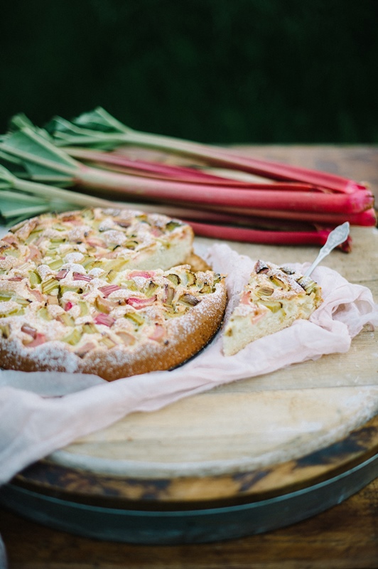 Rhabarberkuchen Rezept Silvia Fischer, echte Kuchenliebe