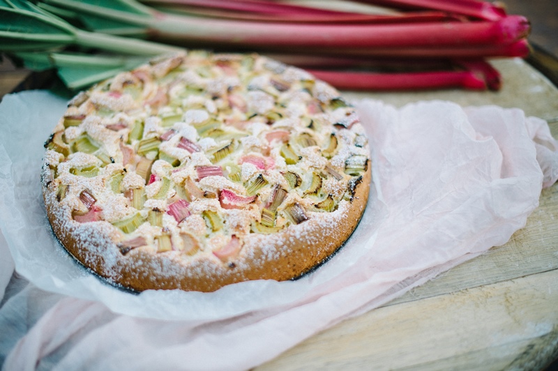 Rhabarberkuchen Rezept Silvia Fischer, echte Kuchenliebe