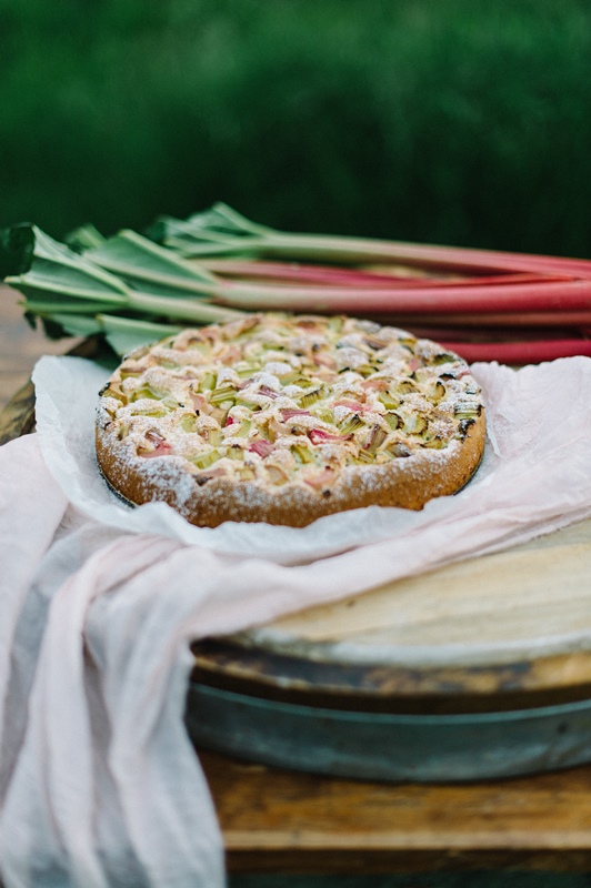 Rhabarberkuchen Rezept Silvia Fischer, echte Kuchenliebe