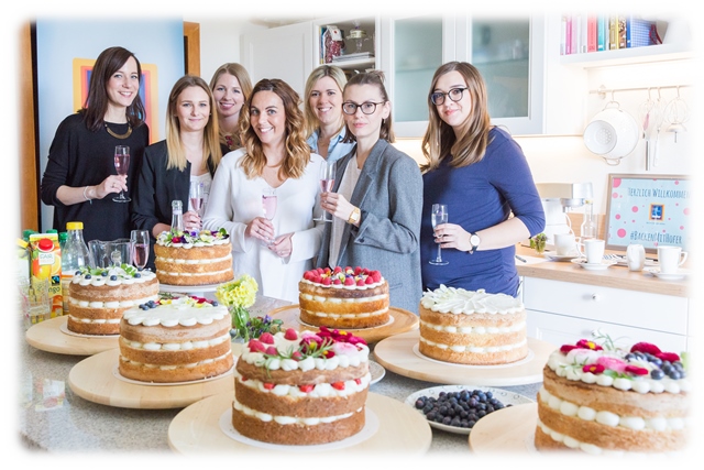 Naked Cakes Backkurs mit Silvia Fischer. Backen mit Hofer.