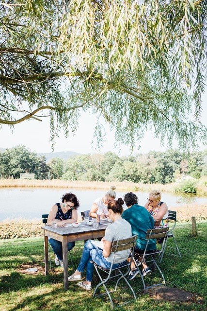 Businessbrunch im Garten der Geheimnisse